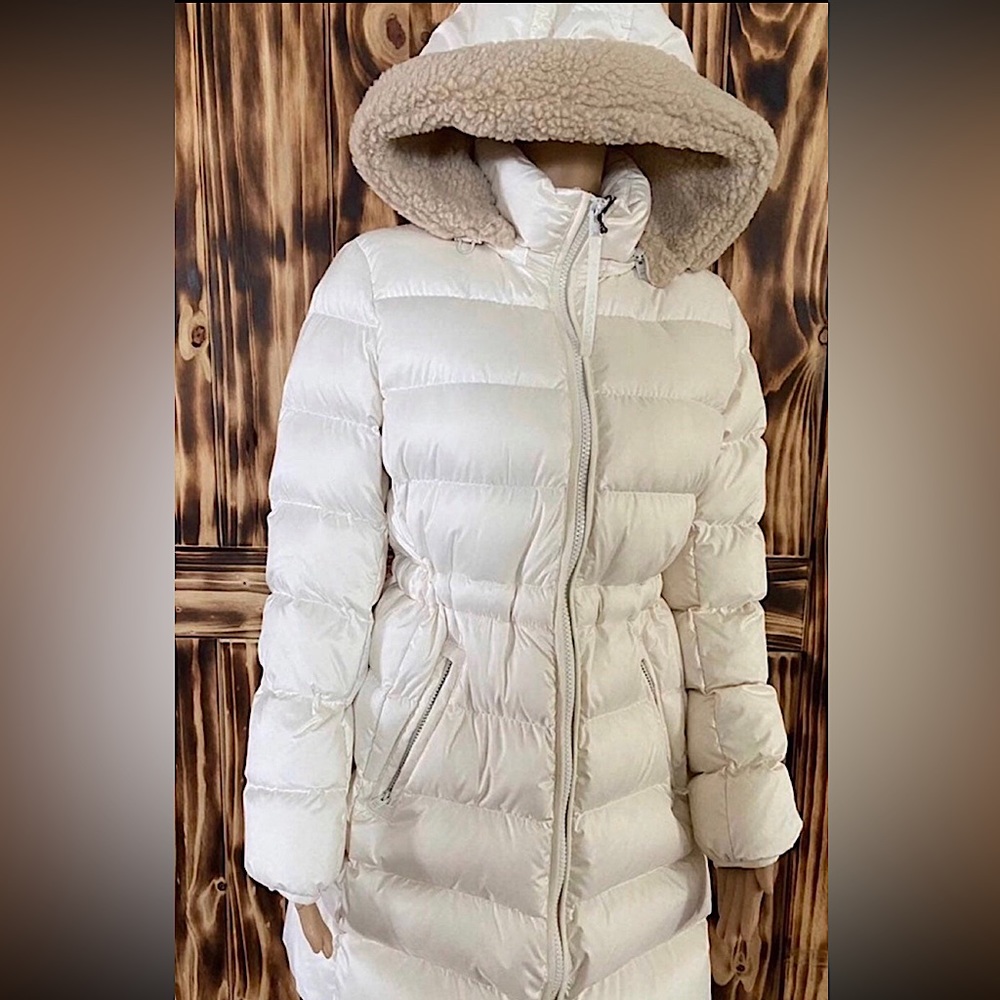 🤍🤍🤍Coach Long Slim Puffer Jacket